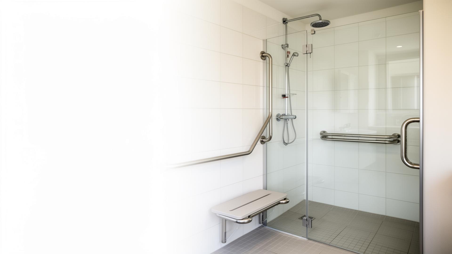 Modernes, barrierefreies Bad in Berlin mit bodengleicher Dusche